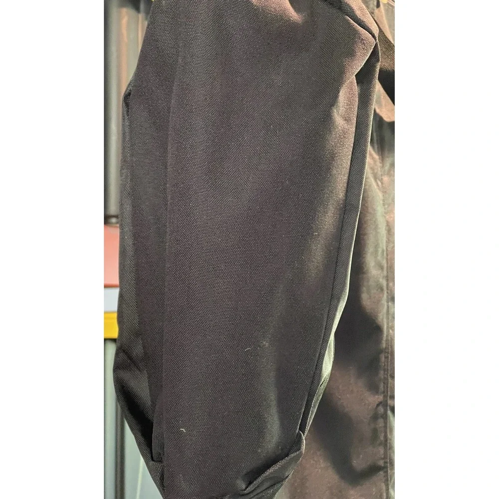 Vintage EDDIE BAUER BLACK SOFT CANVAS GOLF AIRPLANE TRAVEL CARRY‎ BAG